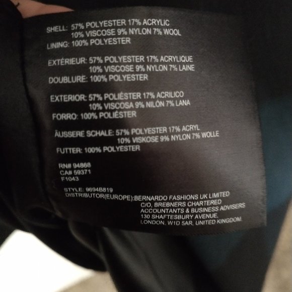 Bernardo Plaid Coat - NWOT - Picture 4 of 4